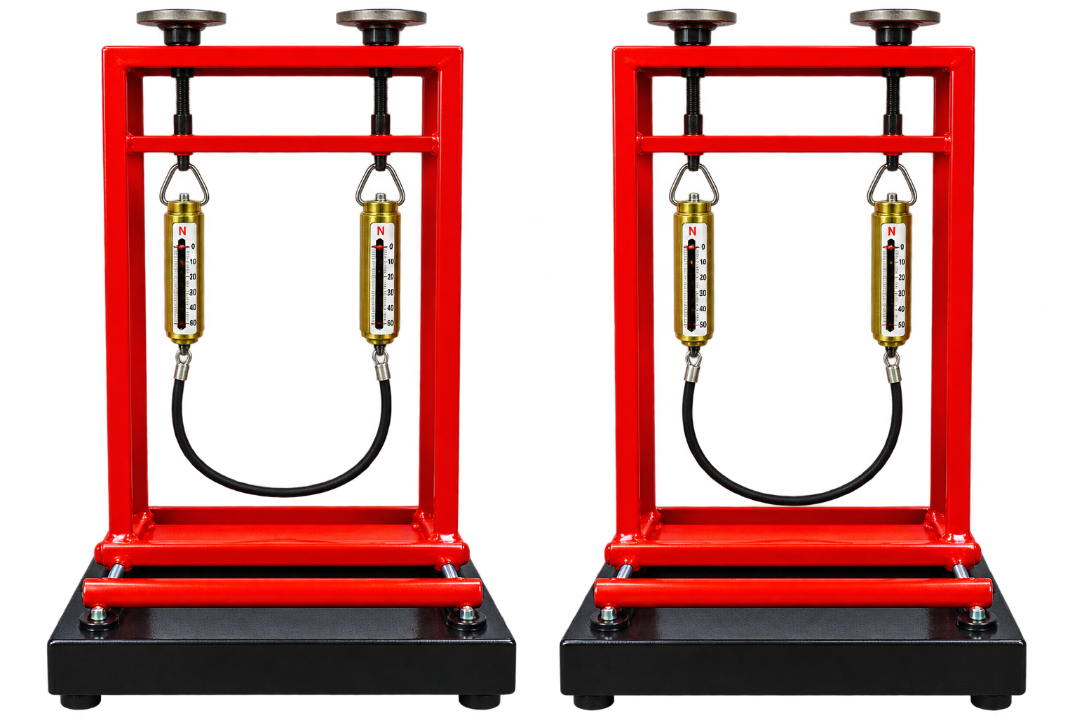 Brake Test Arrangement With Two Spring Balance